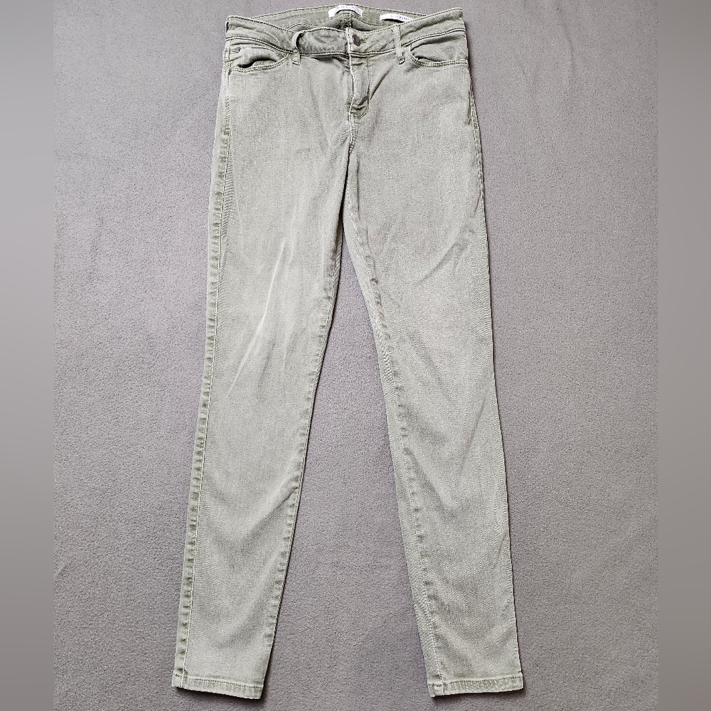 Guess Women's Sexy Curve Skinny Jeans in Faded Green Sz 29